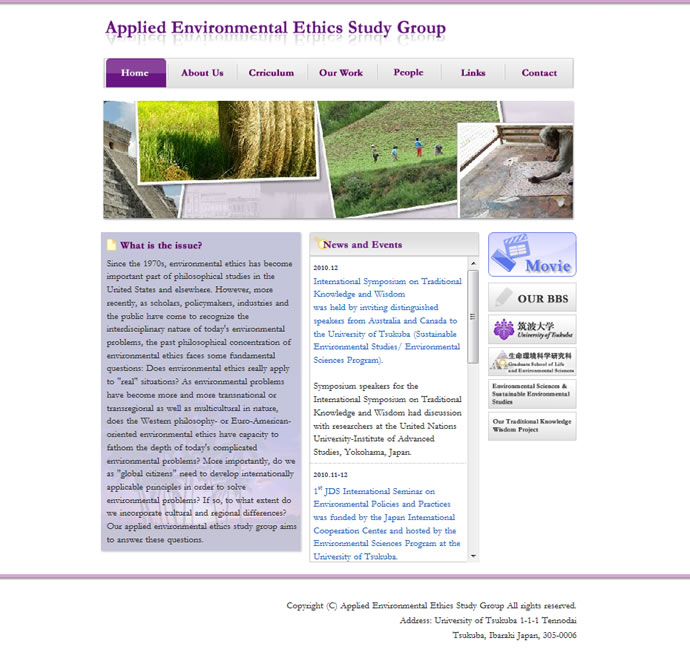Applied Environmental Ethics Study Gropu様